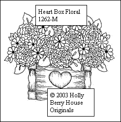 Heart Box Floral