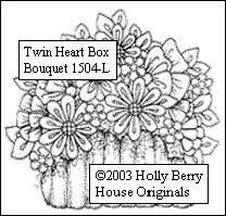 Twin Heart Box Bouquet