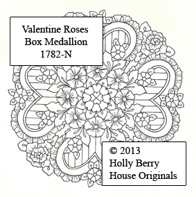 Valentine Roses Medallion
