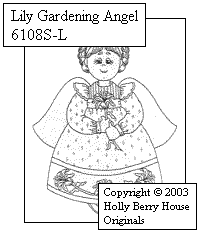 Lily Gardening Angel