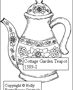 Cottage Garden Teapot