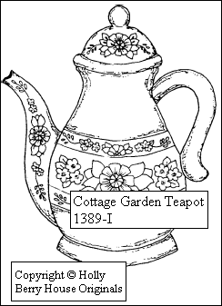 Cottage Garden Teapot