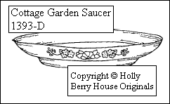 Cottage Garden Saucer