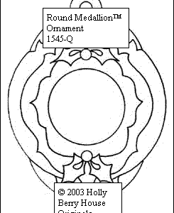 Round Medallion Ornament