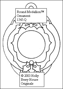 Round Medallion Ornament