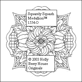 Squarely Squash Medallion