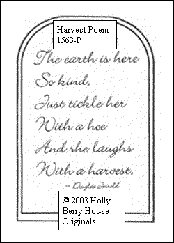 Harvest Poem