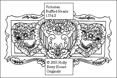 Victorian Ruffled Hearts