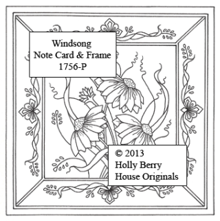 Windsong Note Card & Frame