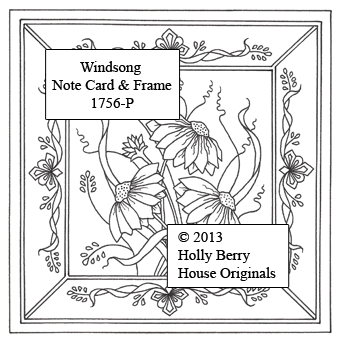 Windsong Note Card & Frame