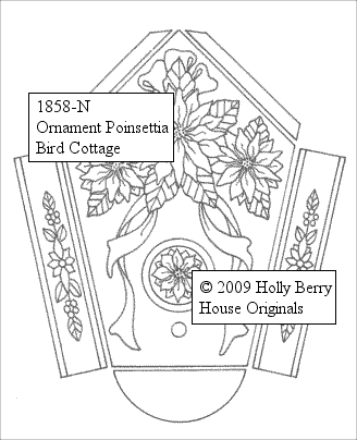 Poinsettia Bird Cottage