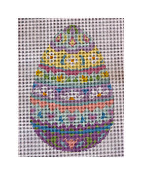 Daisy Egg Canvas