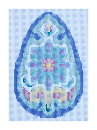 Medallion Egg Canvas