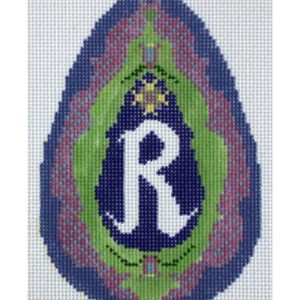 Monogram Egg Canvas
