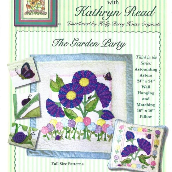 Astounding Asters Wall Hanging & Pillow